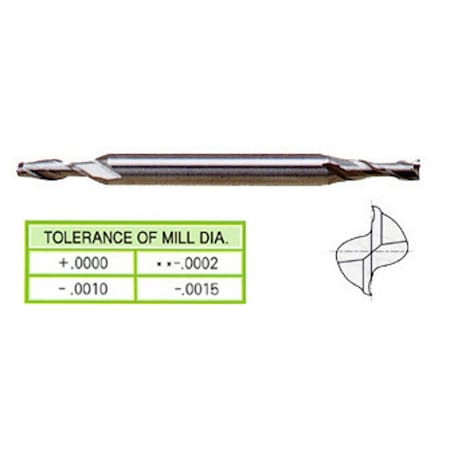 Yg-1 Tool 2 Flute Regular Length De Miniature 8% Cobalt 50252